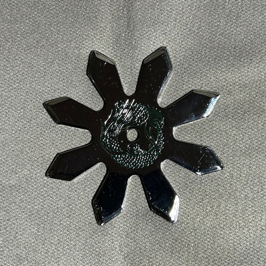 Chrome plated shuriken Happo type