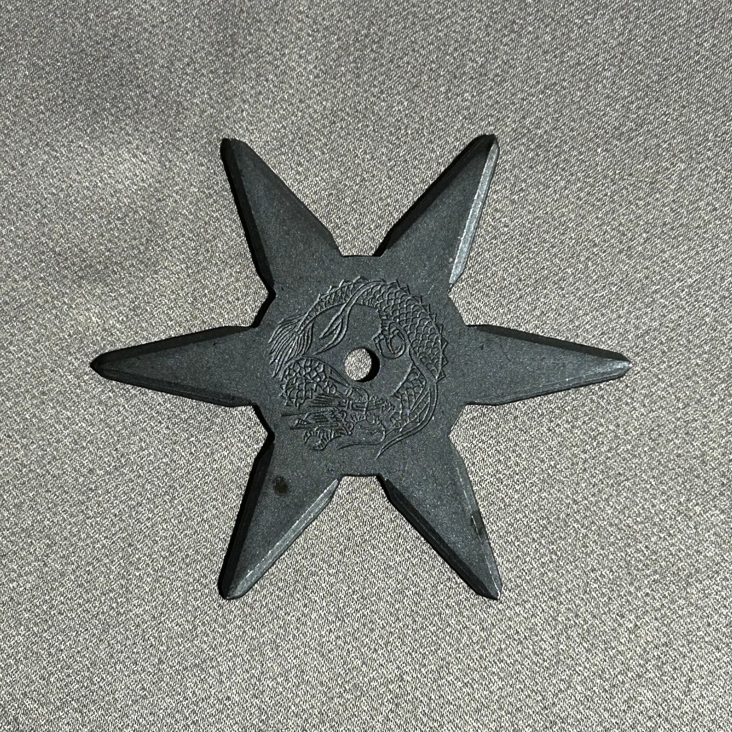 Black smoked shuriken hexagonal type