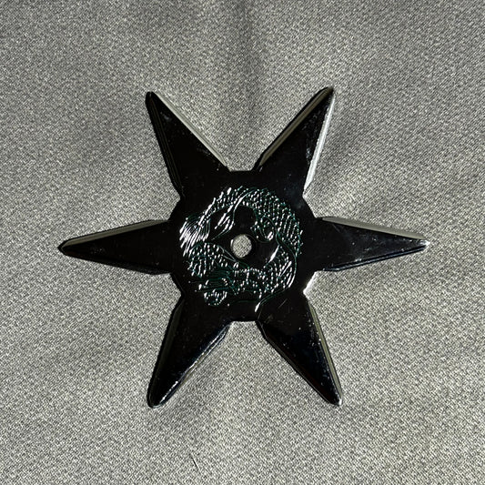 Chrome plated shuriken hexagonal type